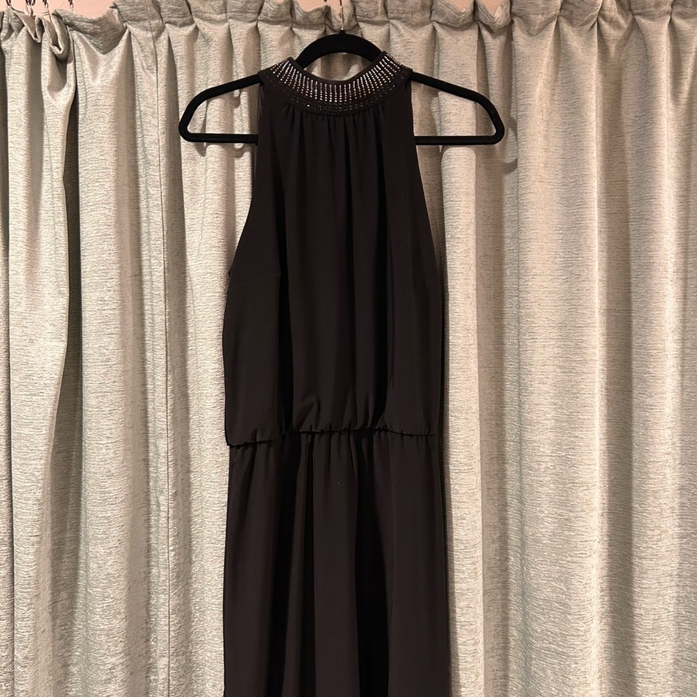 White House Black Market Black Halter Dress